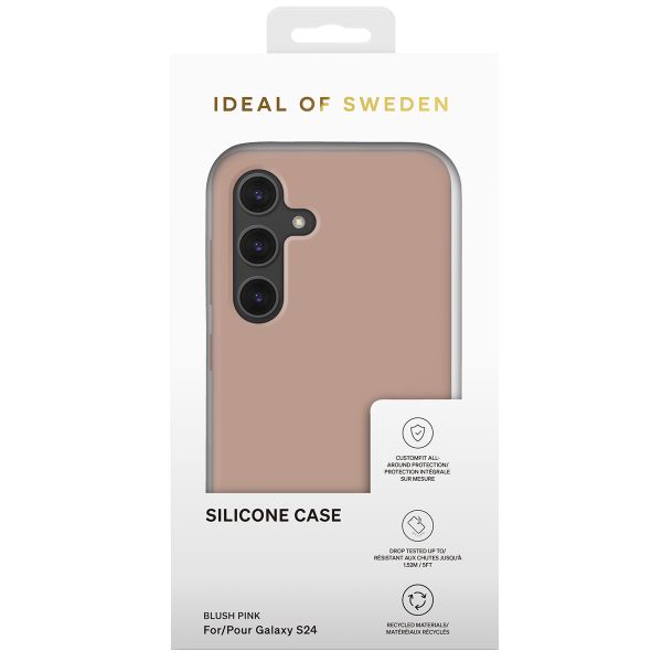 iDeal of Sweden Silicone Case Samsung Galaxy S24 - Blush Pink