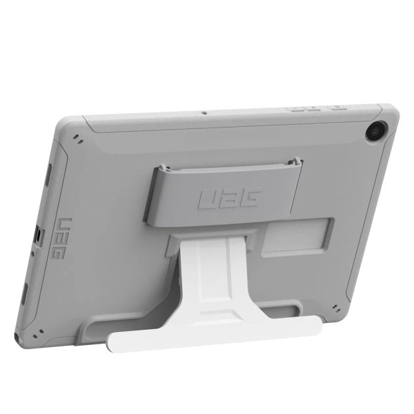 UAG Scout Healthcare backcover met stand en strap Samsung Galaxy Tab A9 Plus - Wit / Grijs