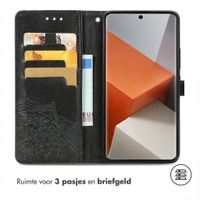 imoshion Mandala Bookcase Xiaomi Redmi Note 13 Pro Plus (5G) - Zwart