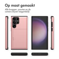 imoshion Backcover met pasjeshouder Samsung Galaxy S23 Ultra - Rosé Goud