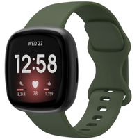 imoshion Siliconen bandje Fitbit Versa 4 / 3 / Sense (2) - Donkergroen