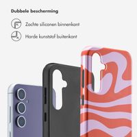 Selencia Vivid Backcover Samsung Galaxy S23 FE - Dream Swirl Pink