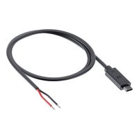 SP Connect 12V DC kabel SPC+ | USB-C naar open einde voedingskabel - 24 watt - Zwart