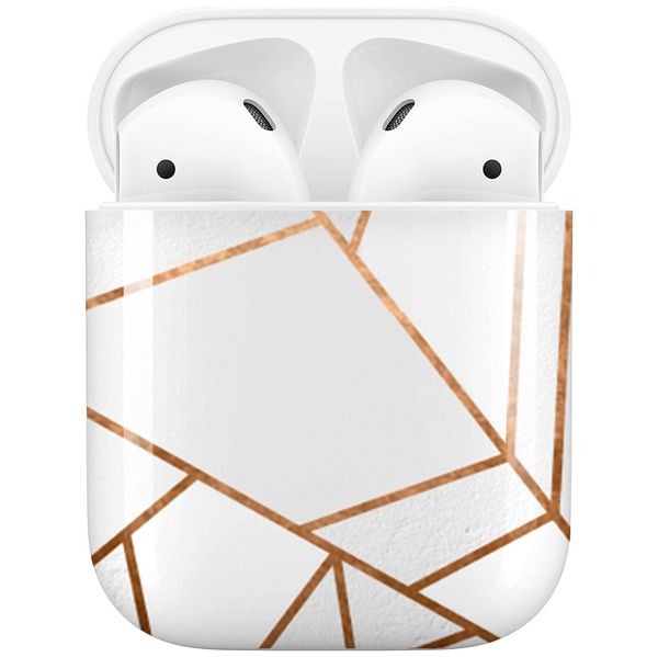 imoshion Design Hardcover Case AirPods 1 / 2 - White Graphic