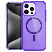 imoshion Sparkle Backcover met MagSafe Apple iPhone 15 Pro - Glitter Paars