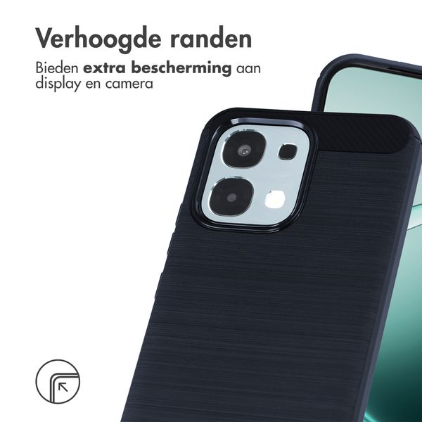 imoshion Brushed Backcover Oppo A6 Pro (5G) - Donkerblauw