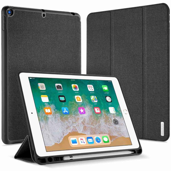 Dux Ducis Domo Bookcase iPad 6 (2018) 9.7 inch / iPad 5 (2017) 9.7 inch - Zwart