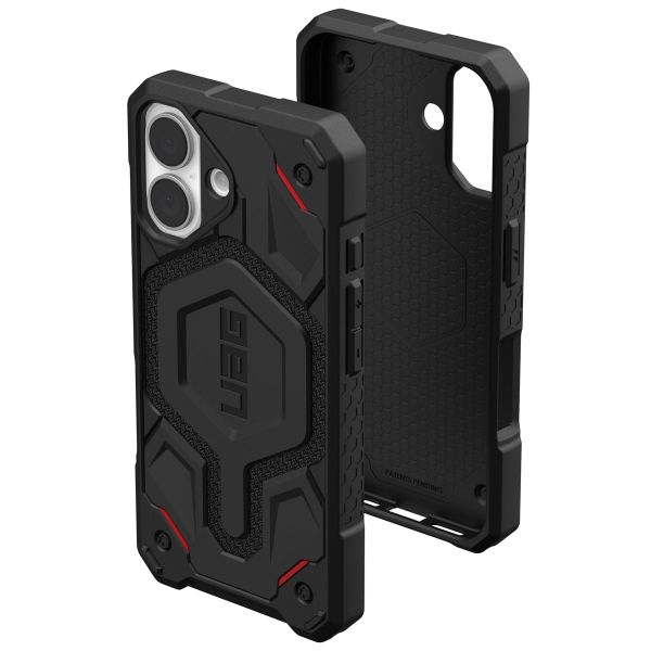 UAG Monarch Pro Backcover Apple iPhone 16 - Kevlar Black