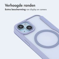imoshion Transparante Bookcase met MagSafe Apple iPhone 15 - Lila