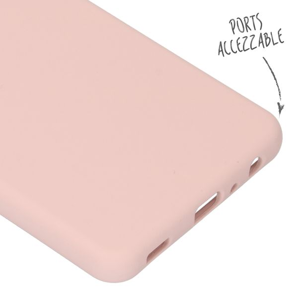 Accezz Liquid Silicone Backcover Samsung Galaxy A52(s) (5G/4G) - Roze