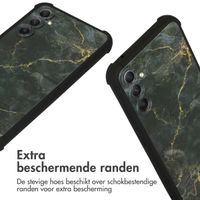 imoshion Design hoesje met koord Samsung Galaxy A34 (5G) - Black Marble