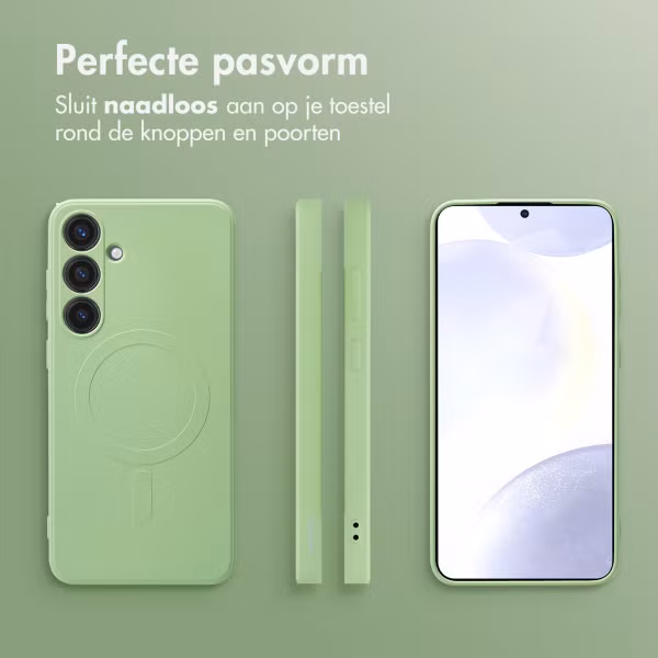 imoshion Color Backcover met MagSafe Samsung Galaxy S24 Plus - Groen