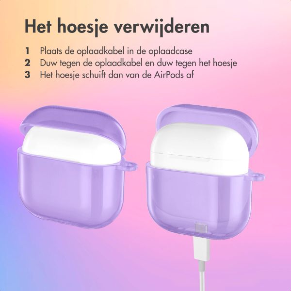 imoshion Neon Case Apple AirPods 4 - Paars
