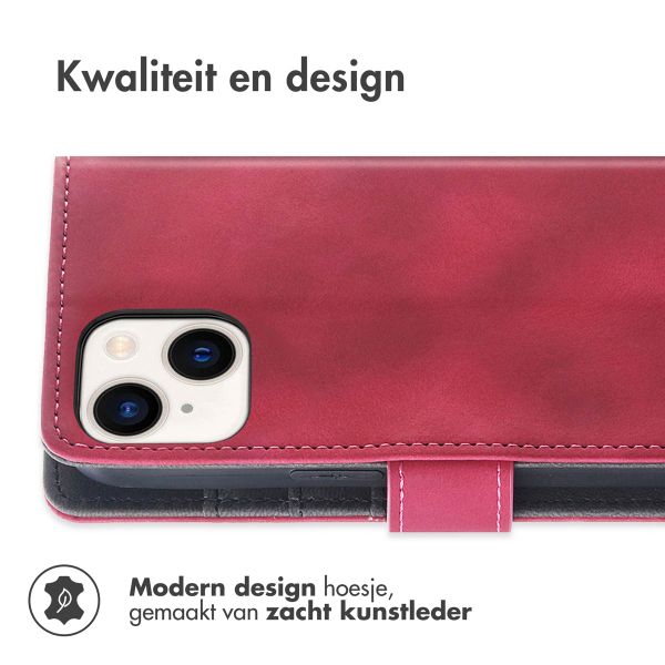 imoshion Bookcase met koord Apple iPhone 13 - Rood