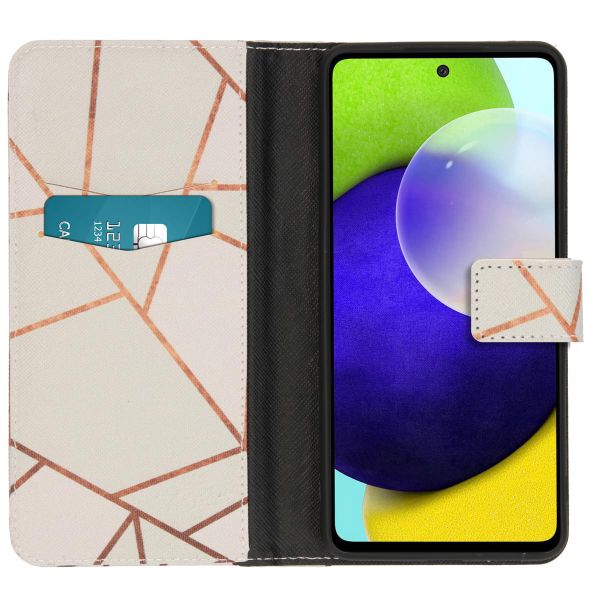 imoshion Design Softcase Bookcase Samsung Galaxy A53 - White Graphic