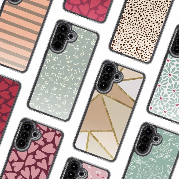 imoshion Design hoesje Samsung Galaxy A57 (5G) - Smoke Green Flowers