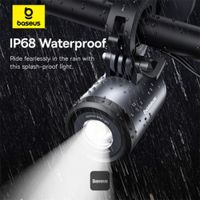 Baseus PrimeTrip 2-in-1 Telefoonhouder Fiets met Fietslamp - Magnetisch - Universeel - Cosmic Black