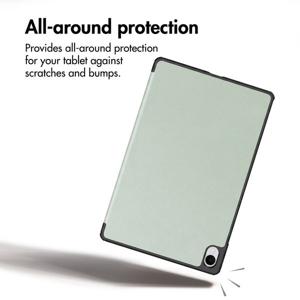 imoshion Trifold Book Case Samsung Galaxy Tab S11 - Light Green