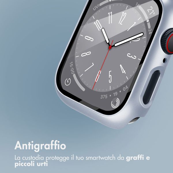 imoshion Full Cover Hardcase Apple Watch 7 / 8 / 9 - 41 mm - Zilver