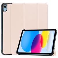 imoshion Trifold Bookcase Apple iPad 11 (2025) 11 inch A16 / iPad 10 (2022) 10.9 inch - Beige