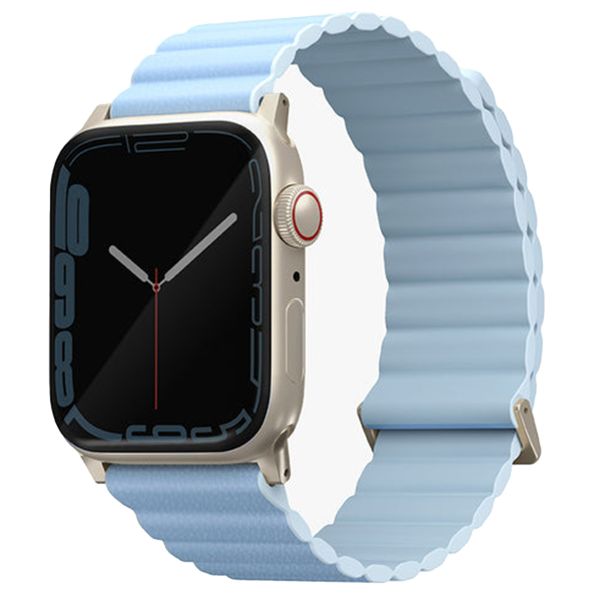 Uniq Revix Premium Edition dubbelzijdig bandje Apple Watch Series 1 t/m 9 / SE (38/40/41 mm) | Series 10 (42 mm) - Arctic/Soft Blue