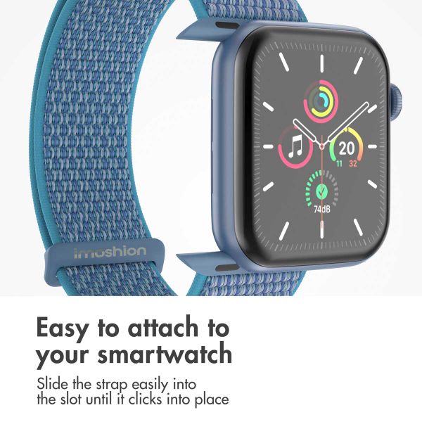 imoshion Nylon Strap Apple Watch | 44/45/46/49 mm - Navy Blue