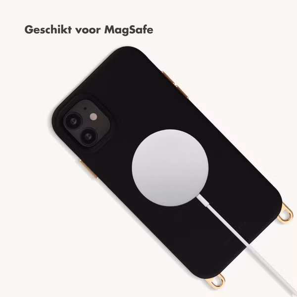 Selencia Rivièra MagSafe Backcover met afneembare haakjes Apple iPhone 11 - Velvet Black