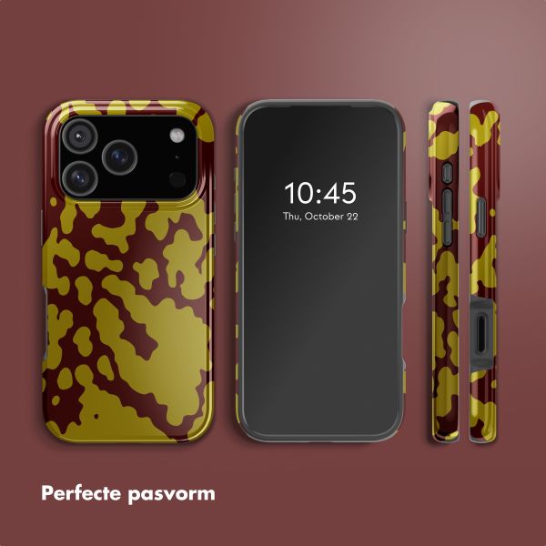 Selencia Vivid Backcover met MagSafe Apple iPhone 17 Pro - Moo'd Olive Dust