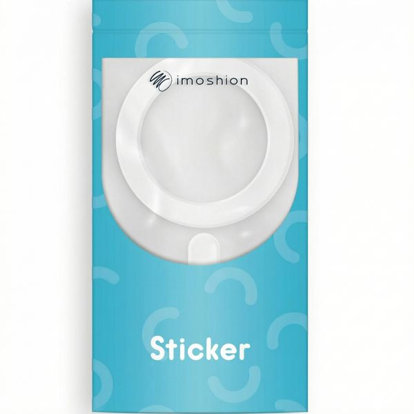 imoshion MagSafe sticker met installatiehulp - Wit