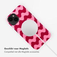 Selencia Vivid Tough Backcover met MagSafe iPhone 14 - Wave Vibes Lipstick