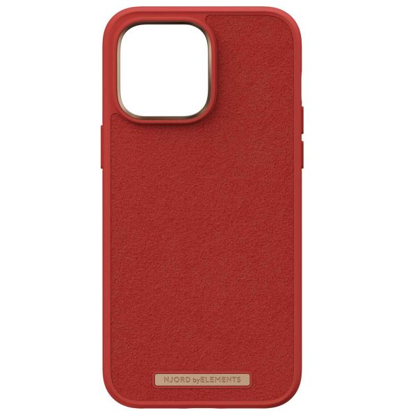 Njorð Collections Suède Comfort+ Case iPhone 14 Pro Max - Burnt Orange