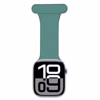 imoshion Verpleegkundige siliconenband Apple Watch Series 1 t/m 10 / SE / Ultra (2) (44/45/46/49 mm) - Groen