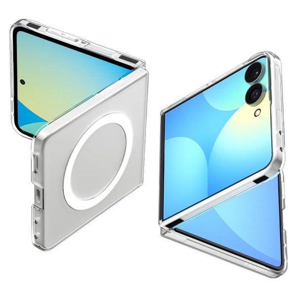Spigen AirSkin Backcover MagSafe Samsung Galaxy Z Flip 8 - Clear / White