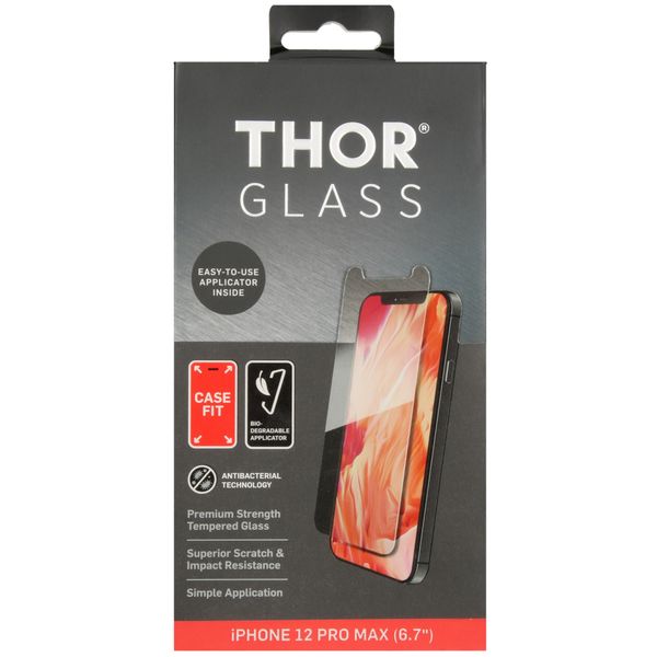 THOR Anti-Bacterial Case-Fit Screenprotector iPhone 12 Pro Max