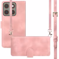 imoshion Bookcase met koord Motorola Edge 70 - Roze