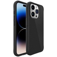 imoshion Rugged Hybrid Carbon Case Apple iPhone 15 Pro Max - Zwart