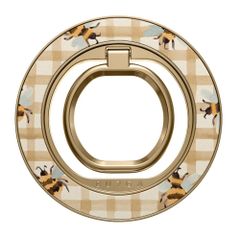 Burga Magnetic Ringholder Gold - Honeycomb