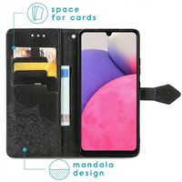 imoshion Mandala Bookcase Samsung Galaxy A33 - Zwart