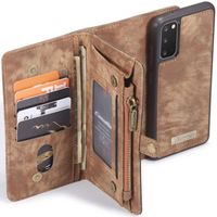 CaseMe Luxe Lederen 2 in 1 Portemonnee Bookcase Samsung Galaxy S20