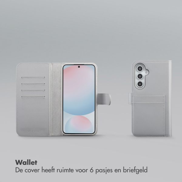 Selencia Olyn Uitneembare Bookcase met MagSafe Samsung Galaxy S24 FE - Grijs
