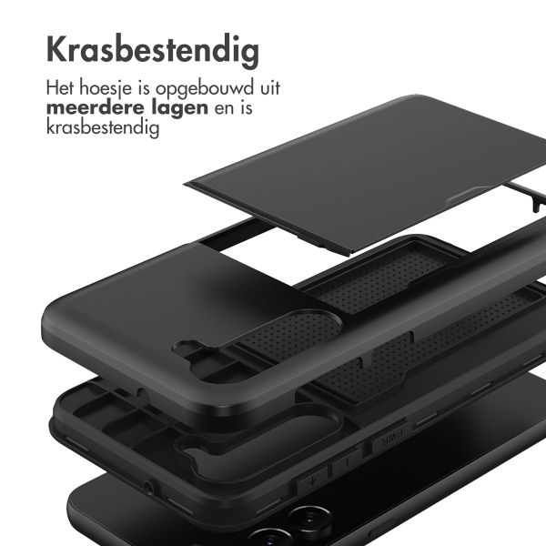 imoshion Backcover met pasjeshouder Samsung Galaxy S23 Plus - Zwart