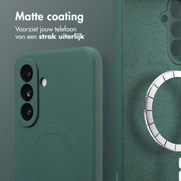 imoshion Color Backcover met MagSafe Samsung Galaxy A36 - Donkergroen