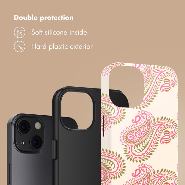 Selencia Vivid Back Cover Apple iPhone 13 - Paisley Blush
