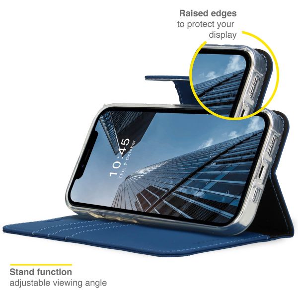 Accezz Wallet Softcase Bookcase Apple iPhone 14 Plus - Donkerblauw