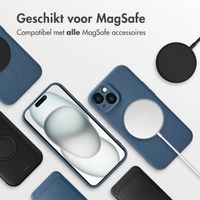 imoshion Color Backcover met MagSafe iPhone 15 - Donkerblauw