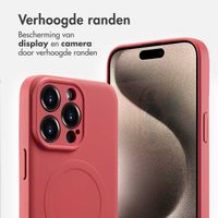 imoshion Color Backcover met MagSafe iPhone 15 Pro Max - Dusty Rose