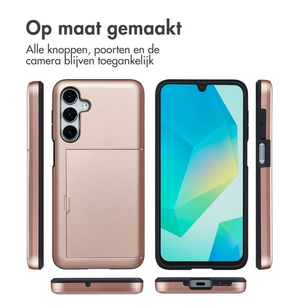 imoshion Backcover met pasjeshouder Samsung Galaxy A16 - Rosé Goud