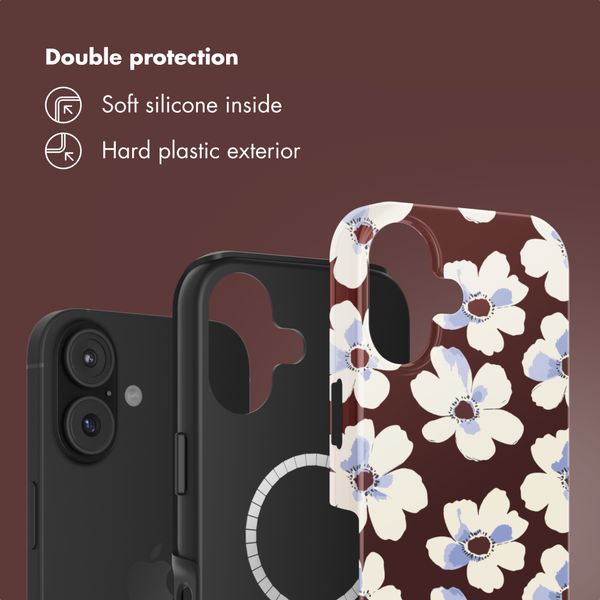 Selencia Vivid Back Cover with MagSafe Apple iPhone 17 - Choco Flower Pop