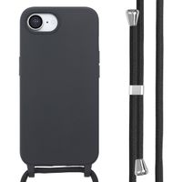 imoshion Silicone Case with Strap Apple iPhone 17e / 16e - Black