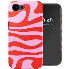 Selencia Vivid Backcover met MagSafe Apple iPhone 16e - Dream Swirl Pink